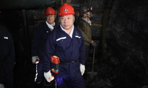 张秉德到新陆矿调研检查工作