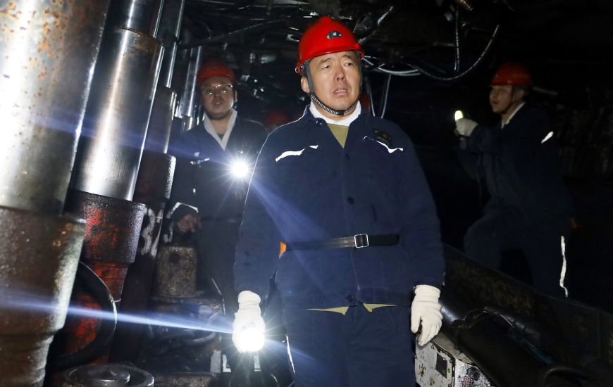 韩福生在兴安矿宣讲调研检查时强调 深刻领悟融会贯通 引领企业高质量发展